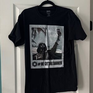Star Wars Black Graphic Tee with Darth Vader